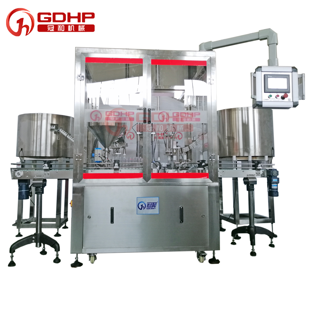 Sanitizer Wash Hand Gel Filling Capping Labeling Machine Line